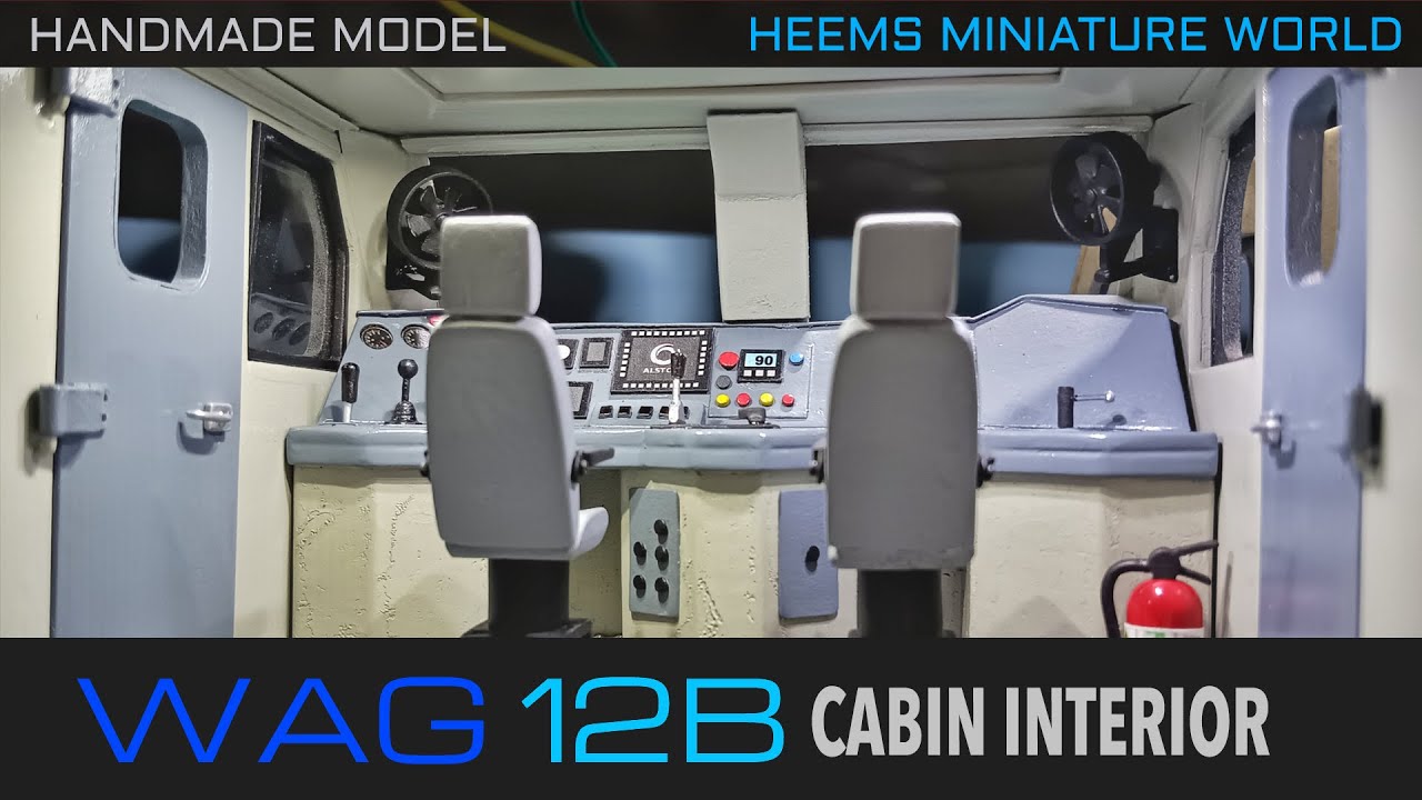 WAG 12B Cabin | Handmade working miniature model | Electric locomotive