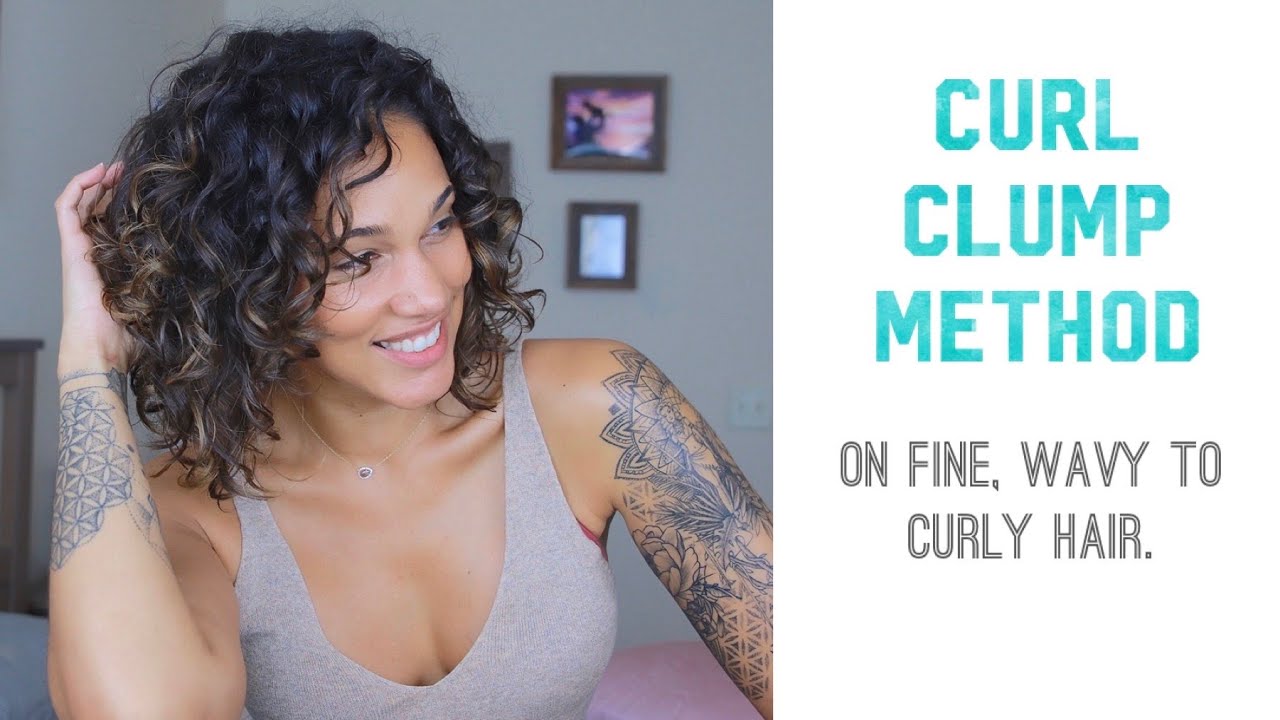 Clumping Method For Fine Wavy to Curly Hair