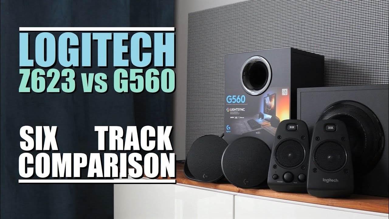 Logitech G560 против Logitech Z623 || Сравнение 6-дорожечных моделей