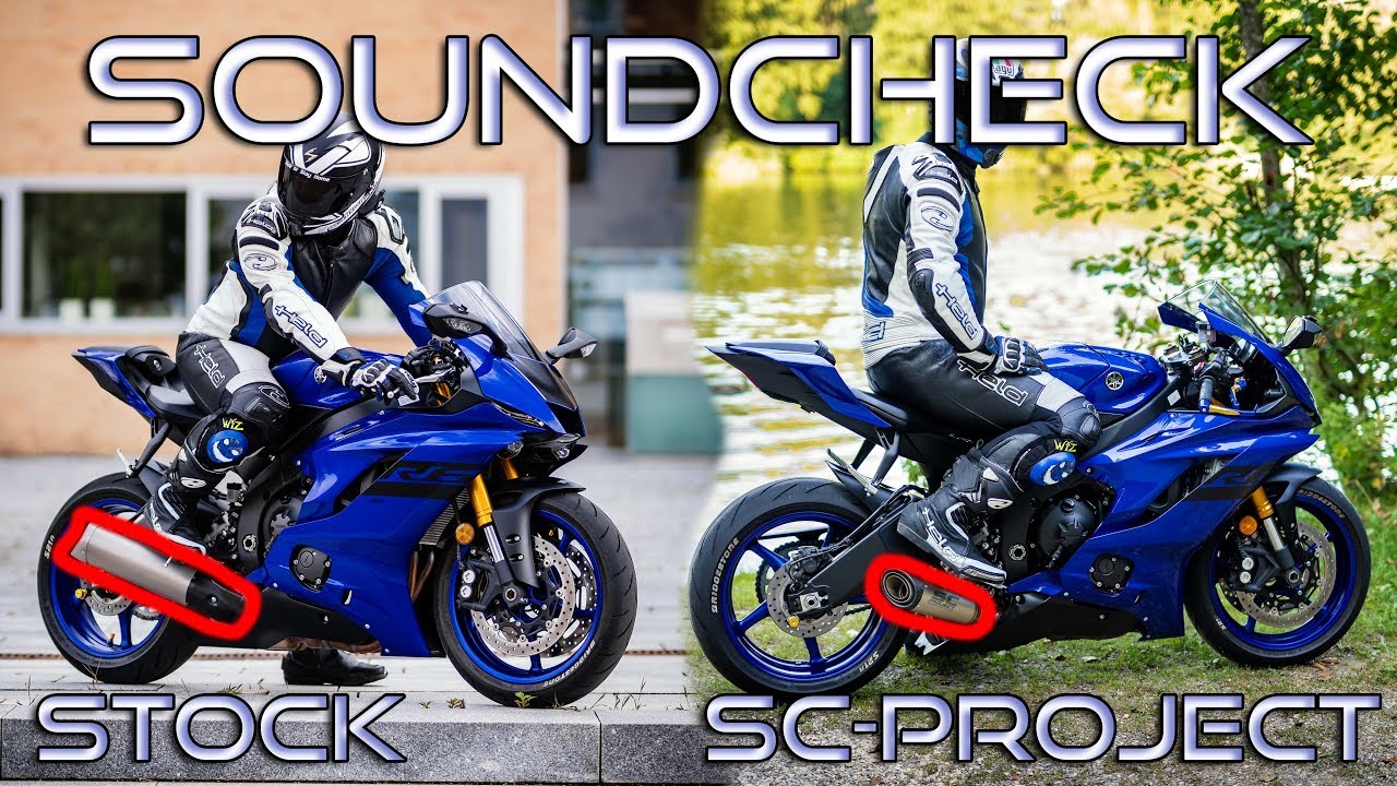Yamaha YZF R6 RJ27 // Soundcheck // Stock exhaust VS. SC-Project