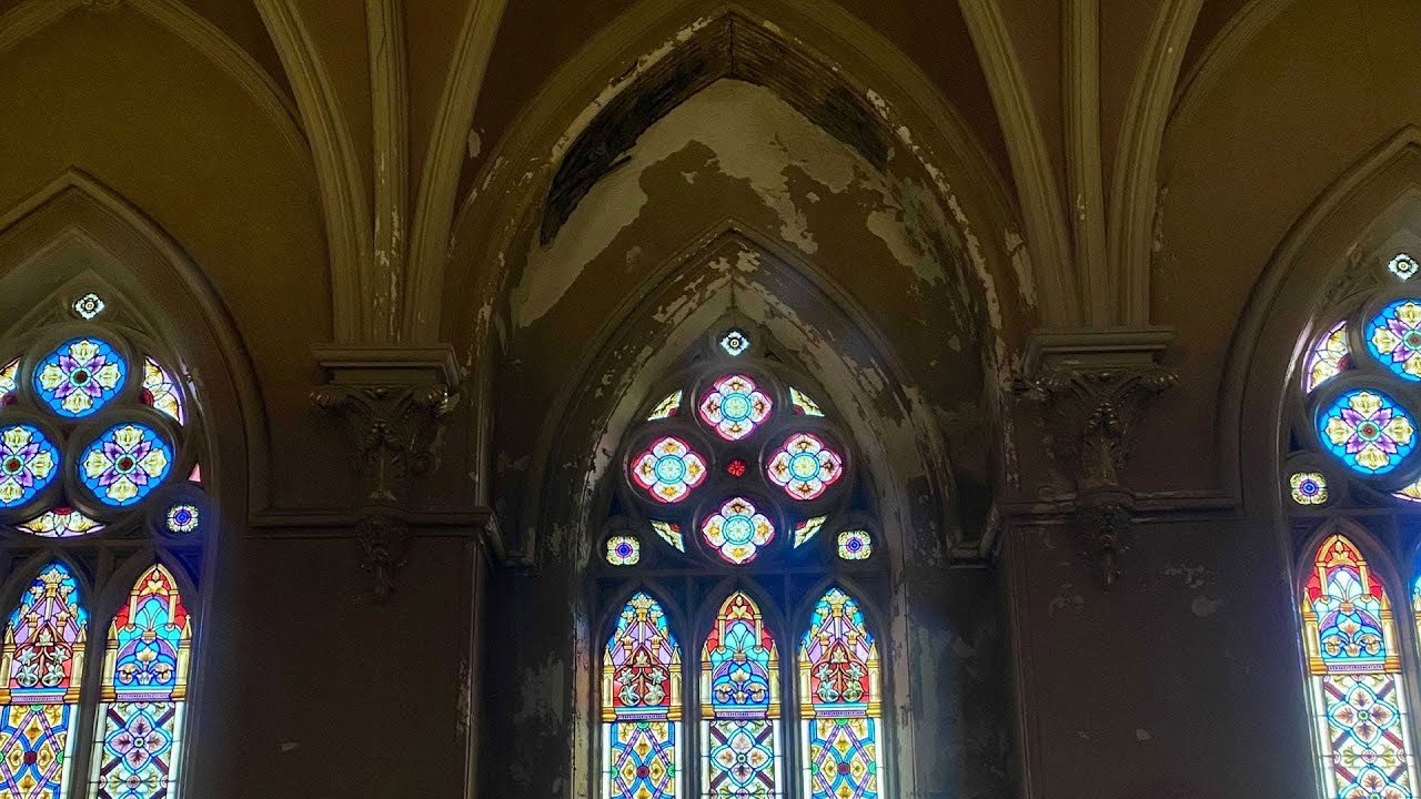 Looking at progress of Maine Irish Heritage Center's restoration