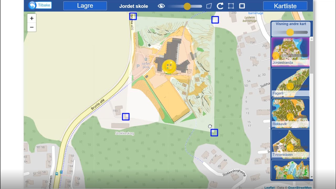 Oprette og justere kart i ZippyGO