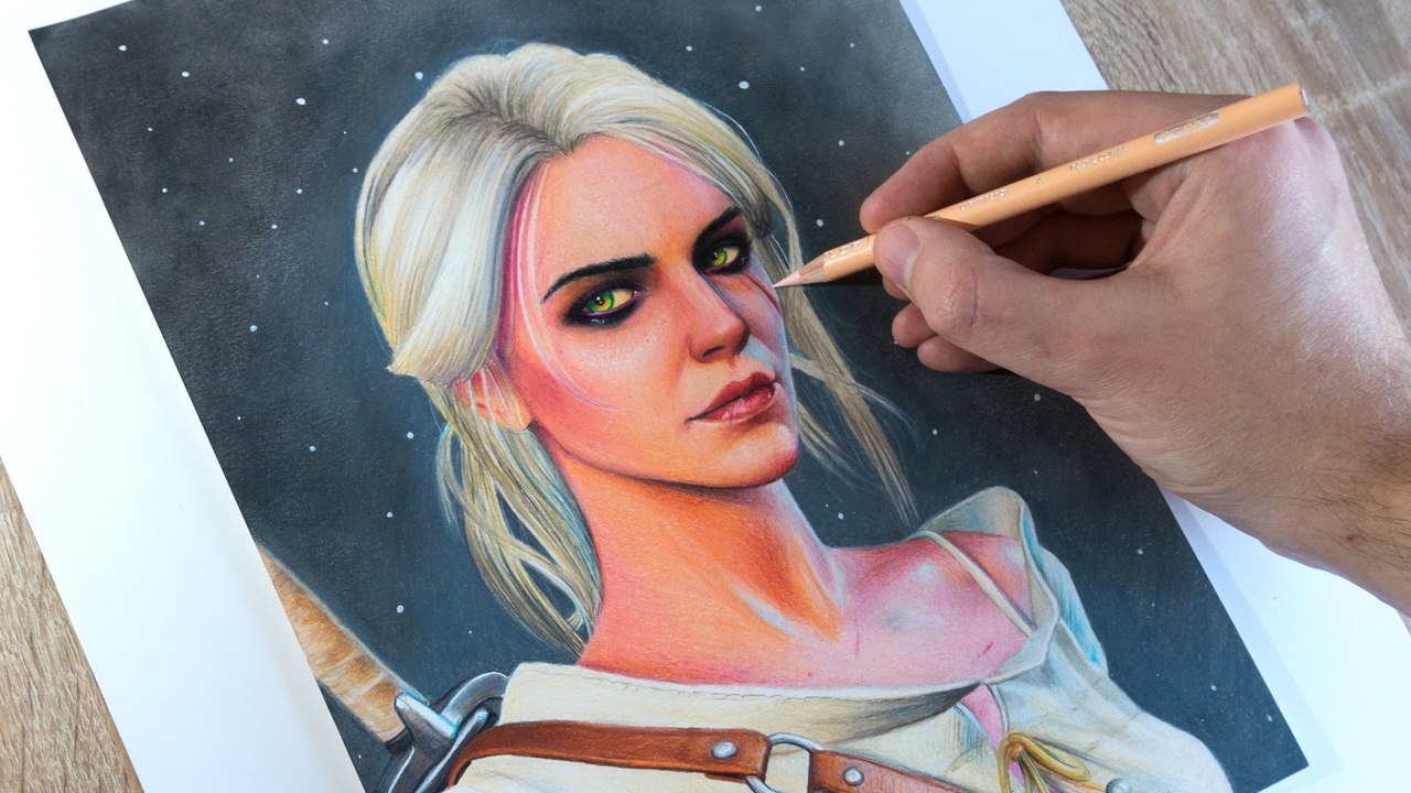 Drawing Ciri - The Witcher 3: Wild Hunt