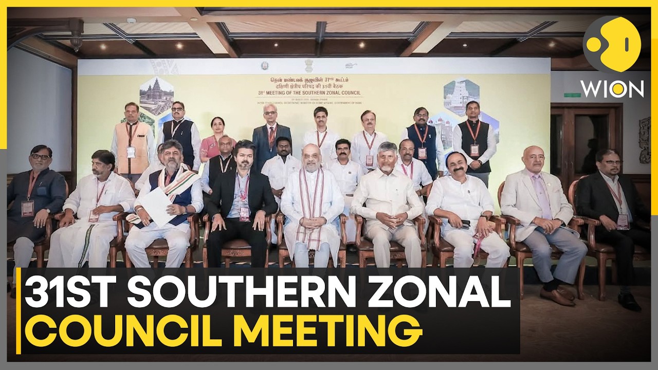 Amit Shah Pushes States To Resolve Water Disputes At Southern Zonal Council Meet | WION