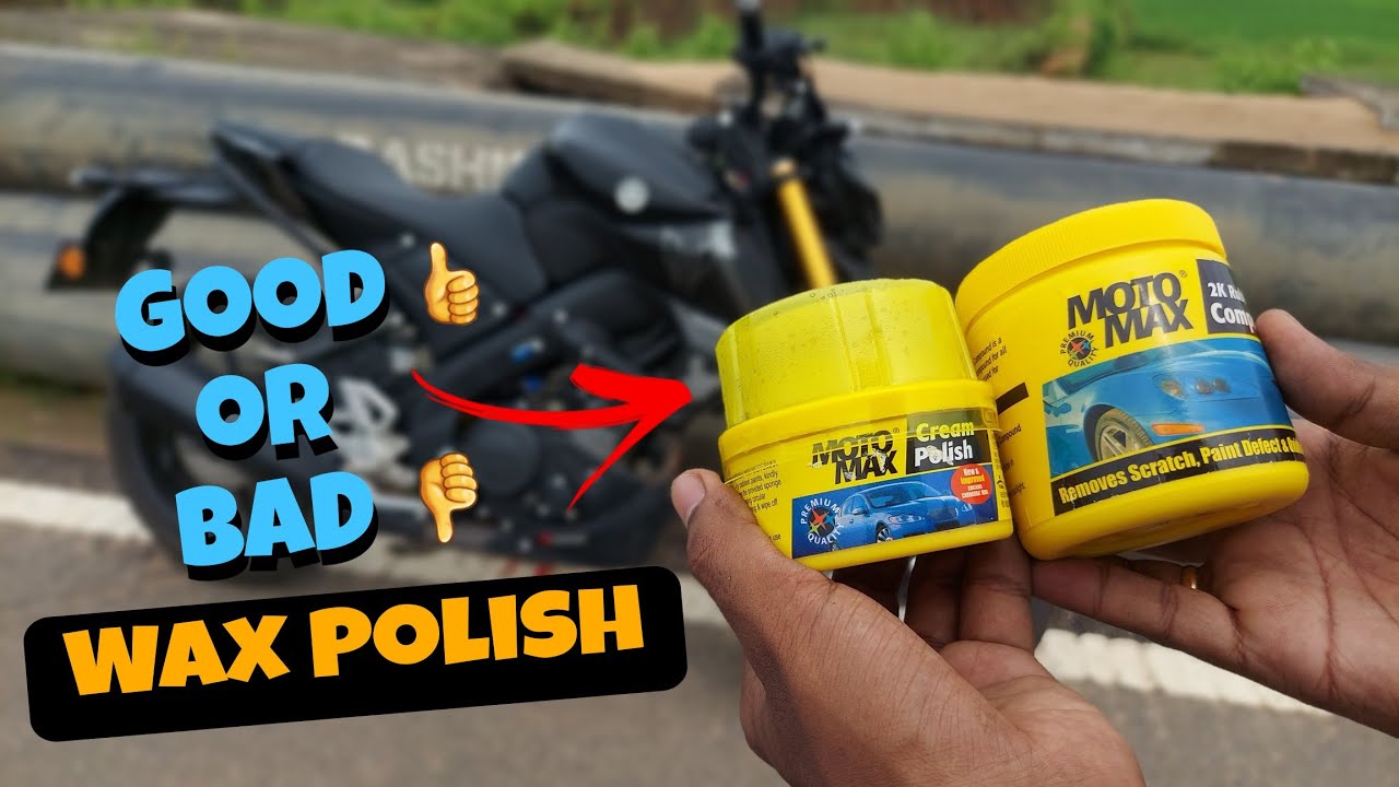 Wax Polish And Rubbing Compound ✅️ || Deep Scratch Remove 🔥 || Motomax Scratch Remove And Polish 😍