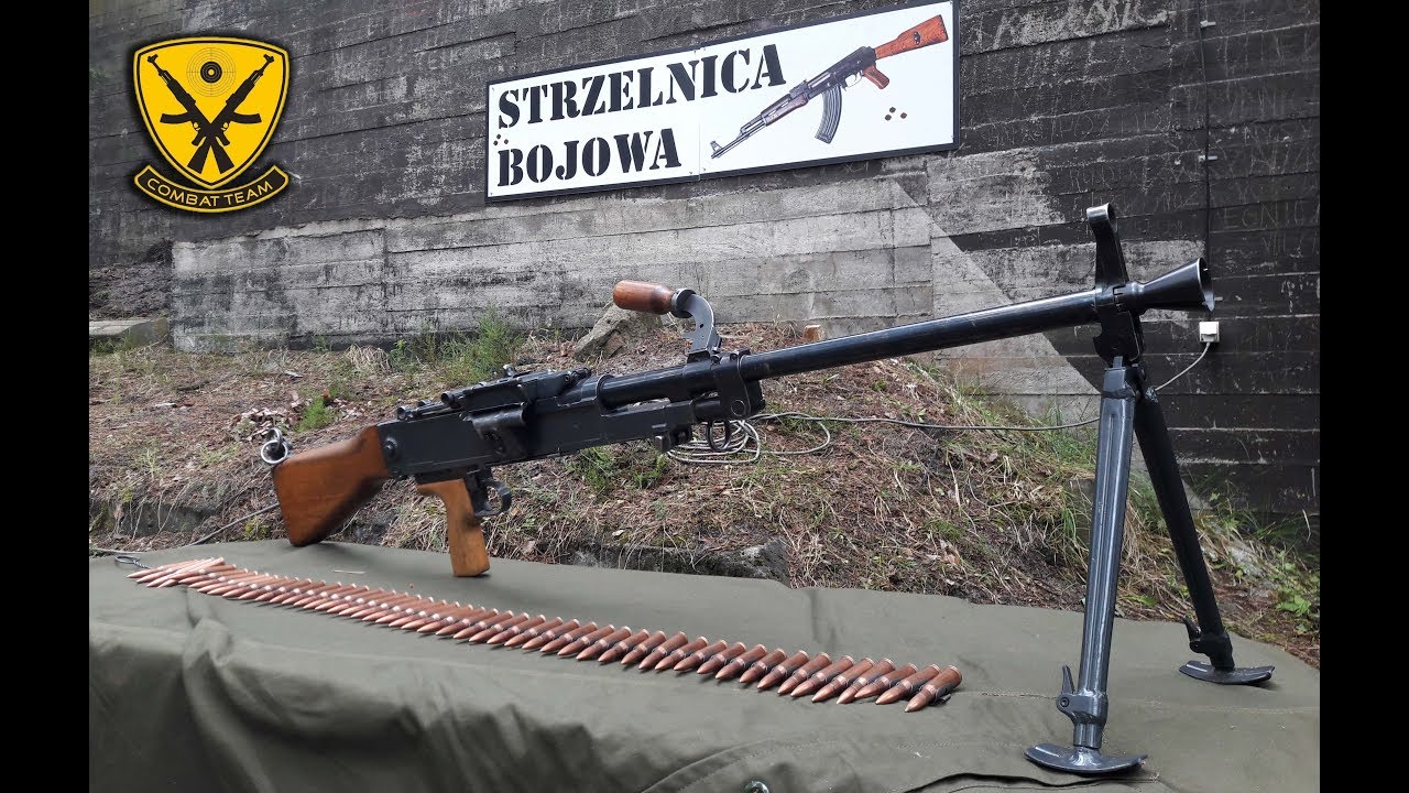 UK 59 Univerzální kulomet vzor 59 - Podstawy obsługi - Strzelnica bojowa na Helu - Combat Team