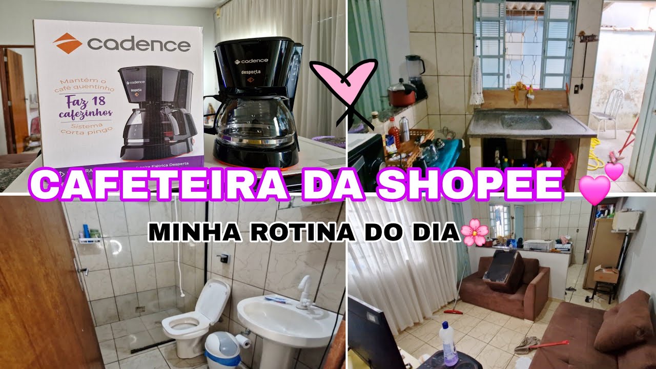 COMPREI UMA CAFETEIRA(era meu sonho💕)MINHA ROTINA DO DIA🌸