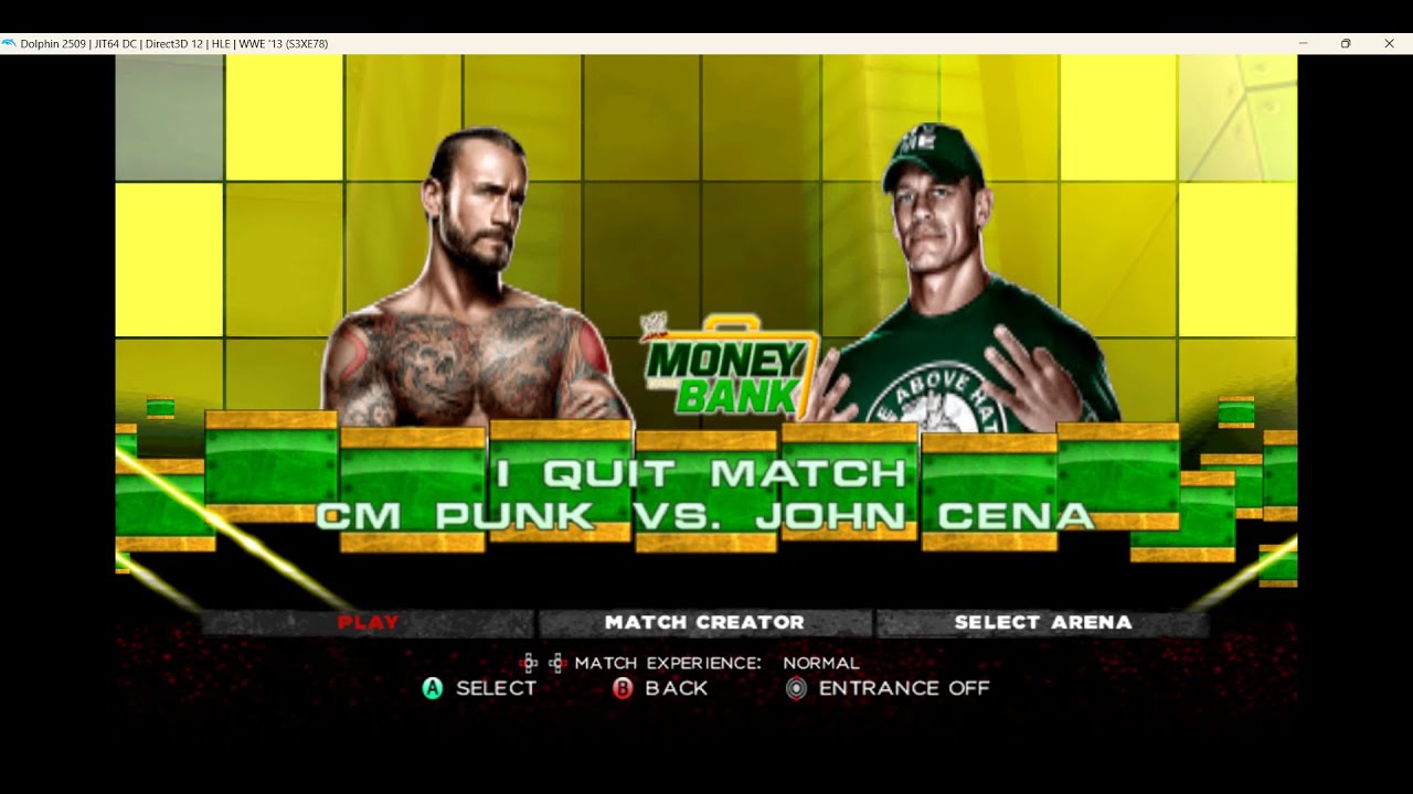 John Cena vs CM Punk – I Quit Match | WWE ’13 Gameplay