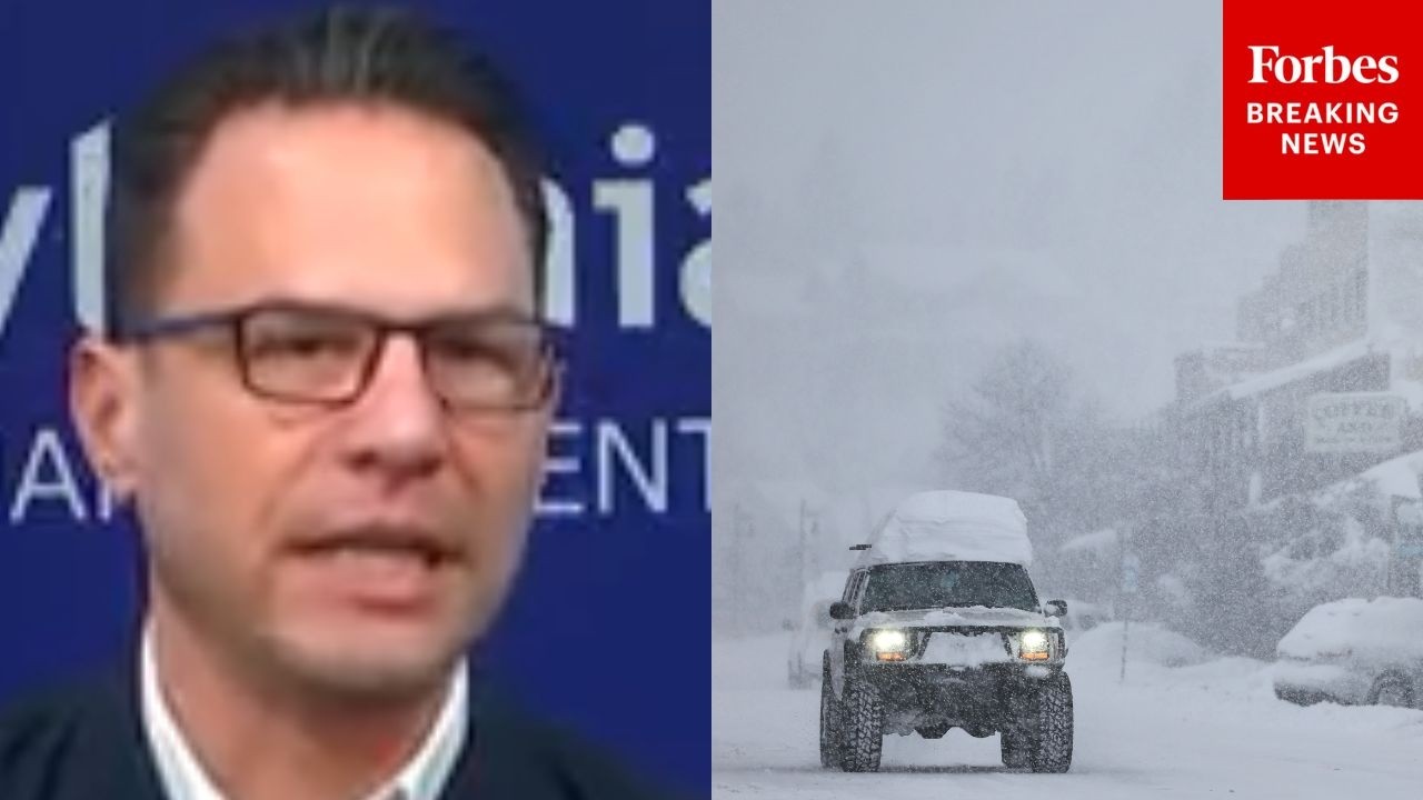 JUST IN: Pennsylvania Gov. Josh Shapiro Holds Press Conference On Winter Storm Hitting State