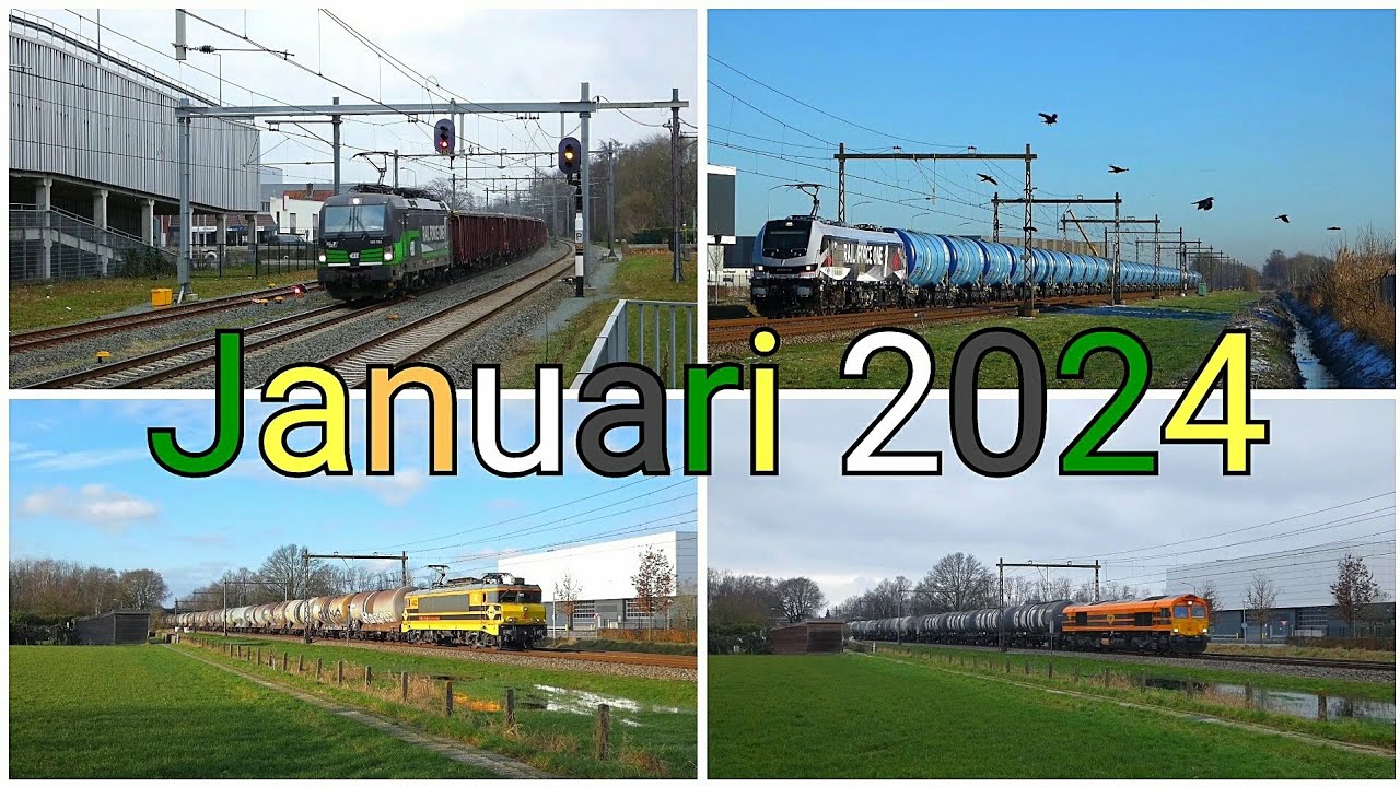 Treinen langs Barneveld - Januari 2024