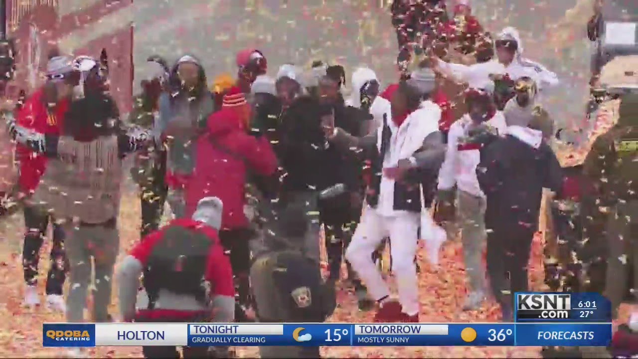 Highlights from the Chiefs' Super Bowl victory parade