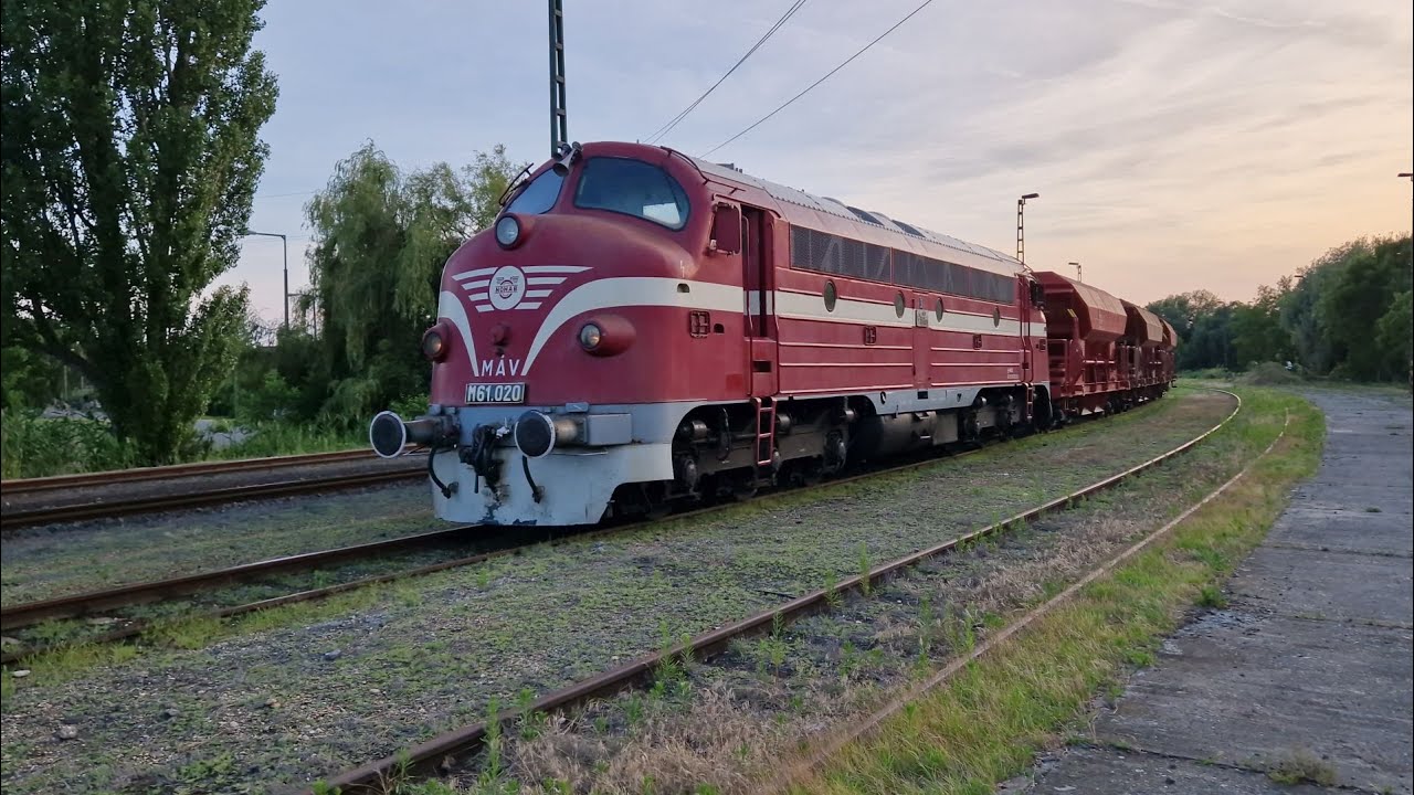 M61 Nohab M62 Remot Szergej engine start M61 020 ; 628 305 ; 628 301 ; Balaton Hungary 2023