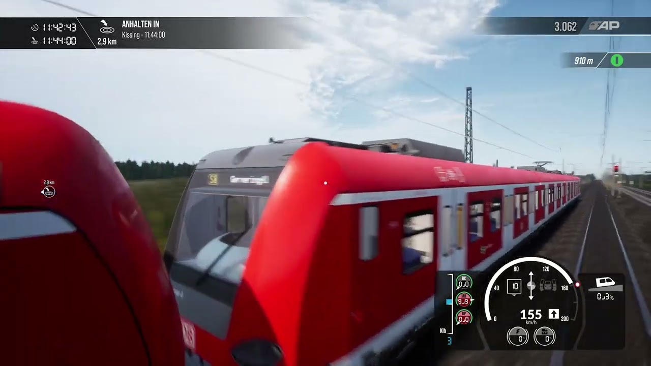 TSW 3 Hauptstrecke München Augsburg Pendlerirritation Teil 1