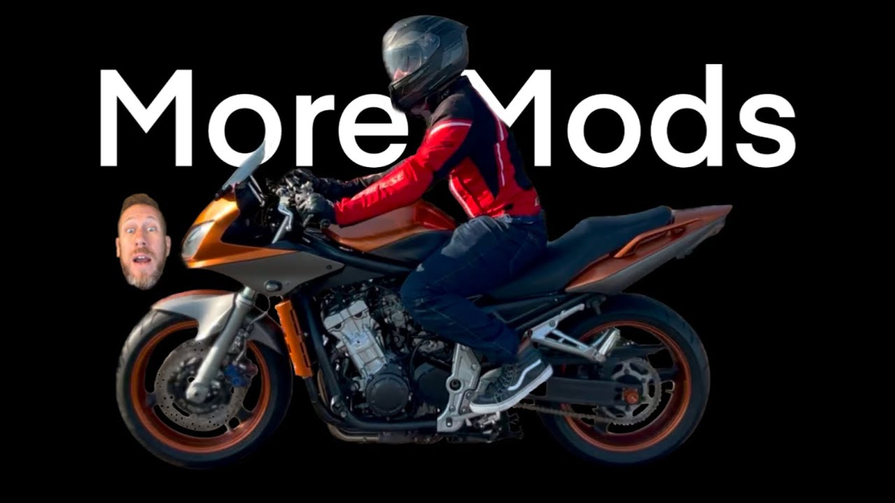 FZ1: Making the bike better! More Mods! Fixed the paint