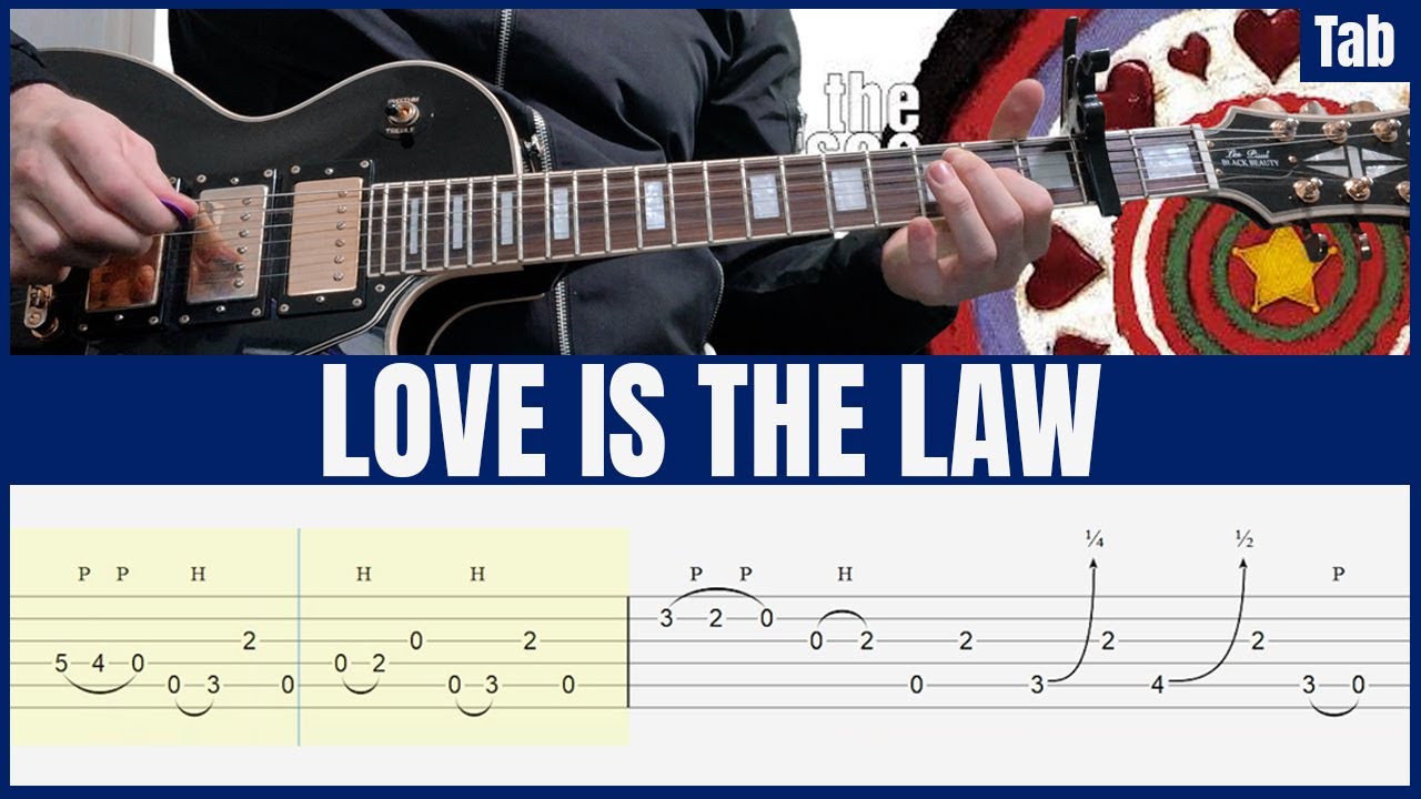 The Seahorses - Love is the Law - Guitar Tab | Cover | Tutorial | How to Play