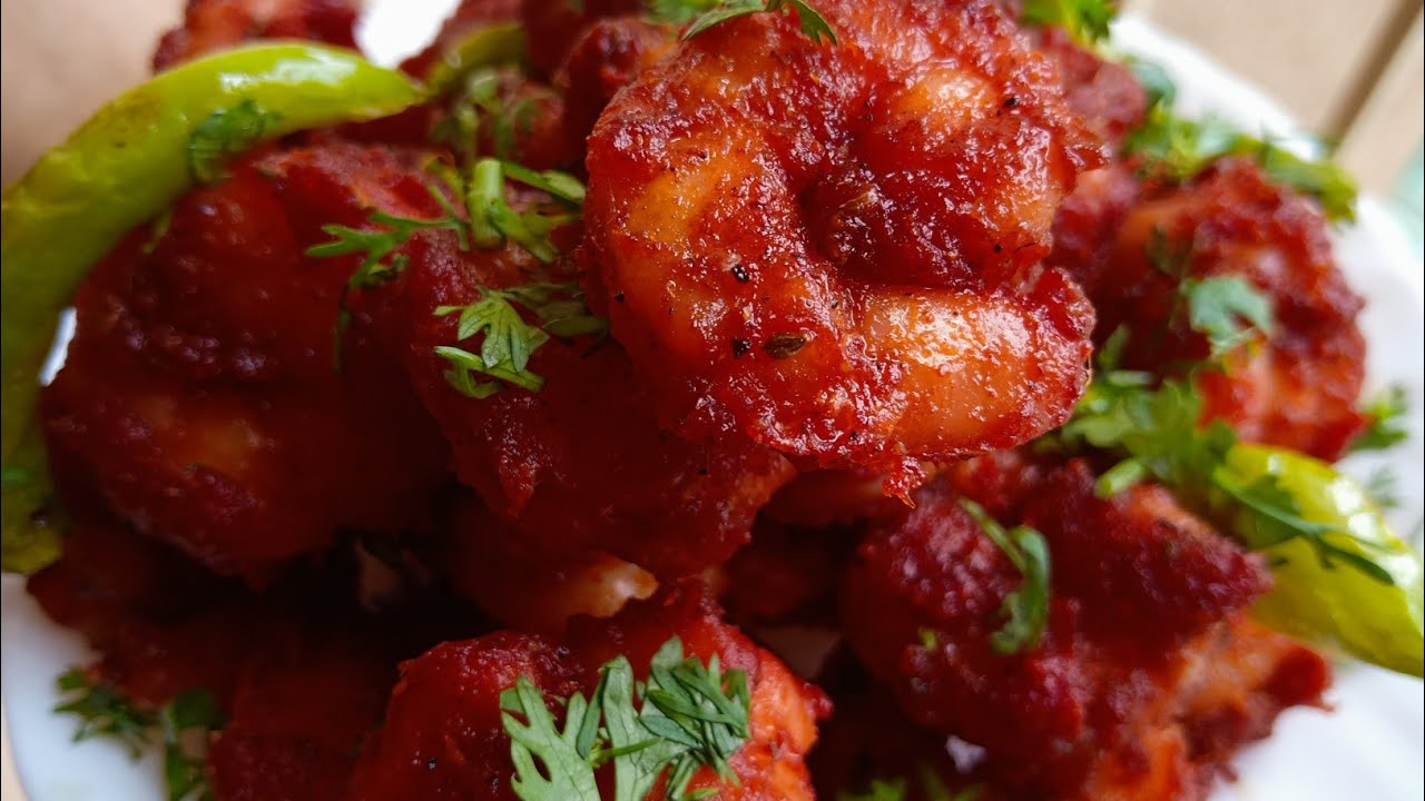Prawns Koliwada Recipe | Spicy Prawns Fry | Special Chutney | झींगा कोलिवाड़ा
