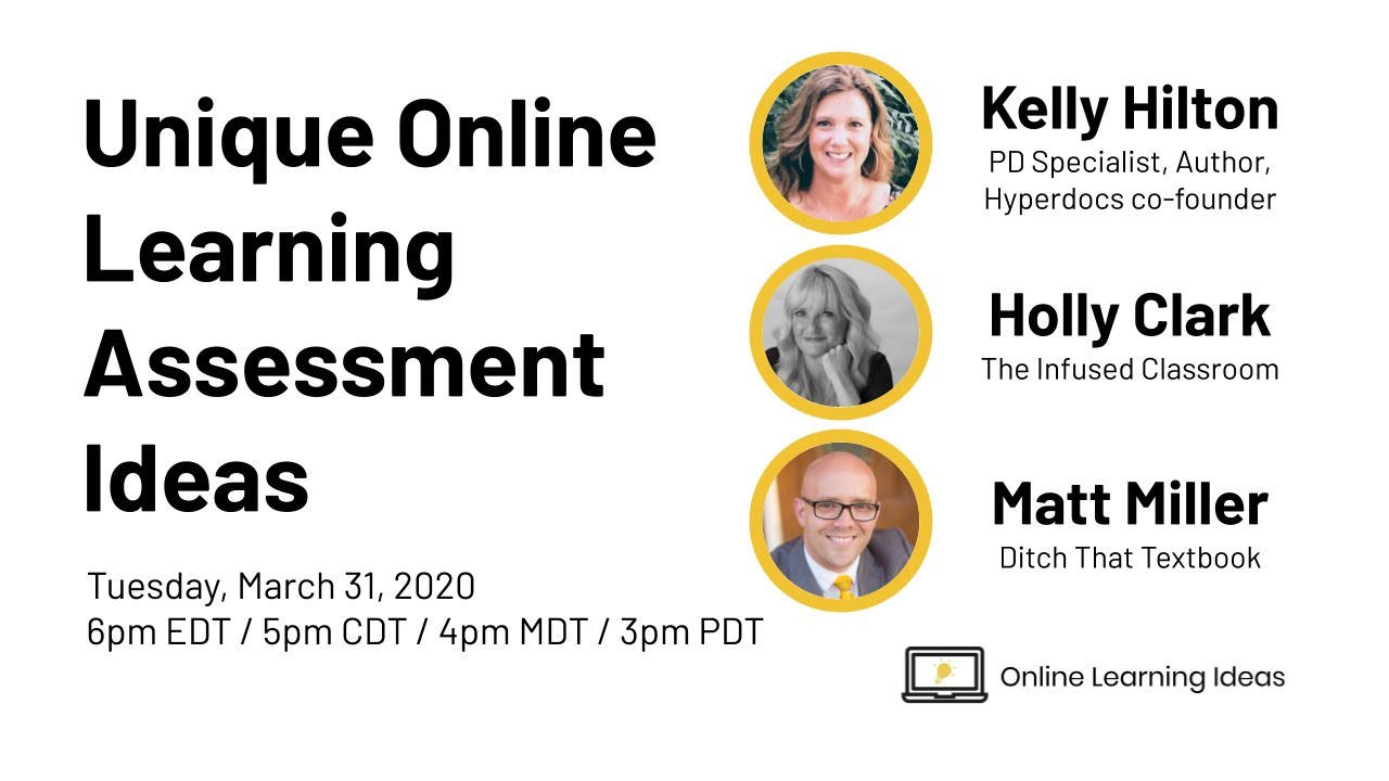 Unique Online Learning Assessment Ideas