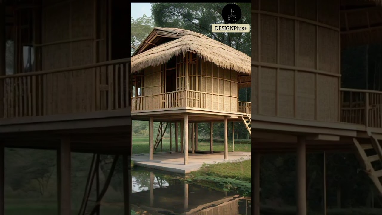 Traditional Assamese Bamboo House Design | Chang Ghar #assamesehome #hometour #bamboohouse
