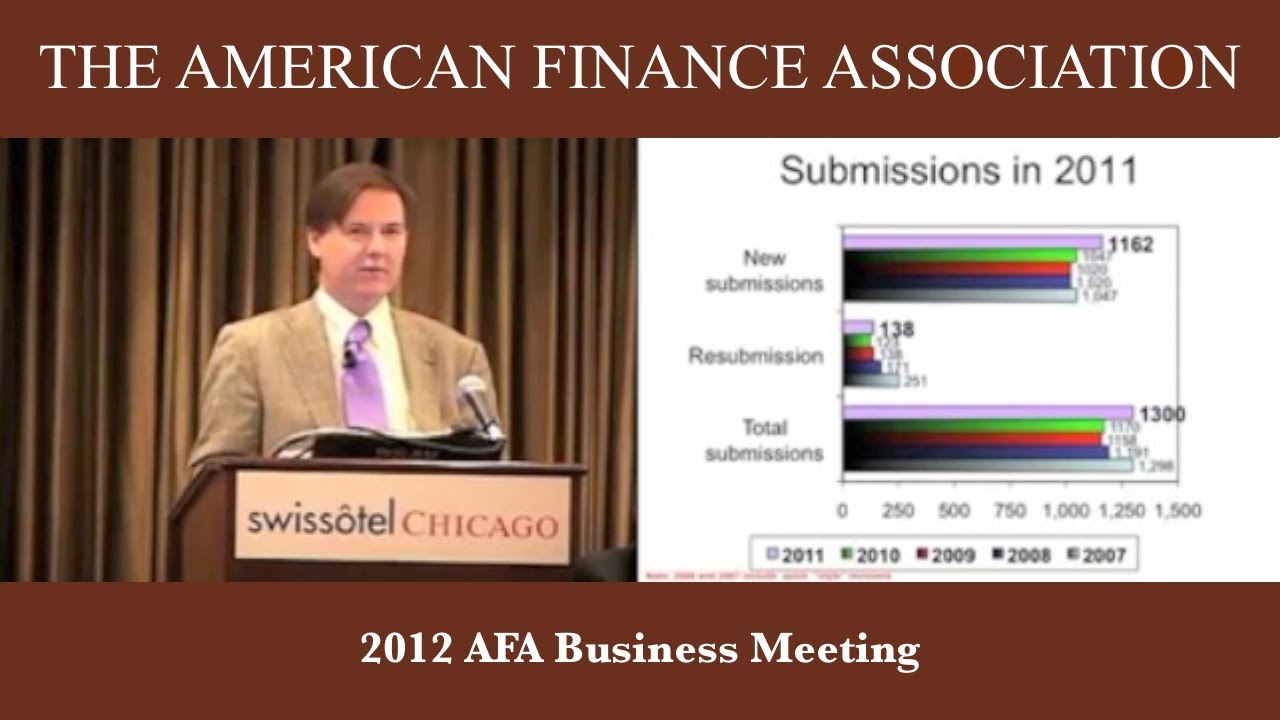 2012 AFA Business Meeting