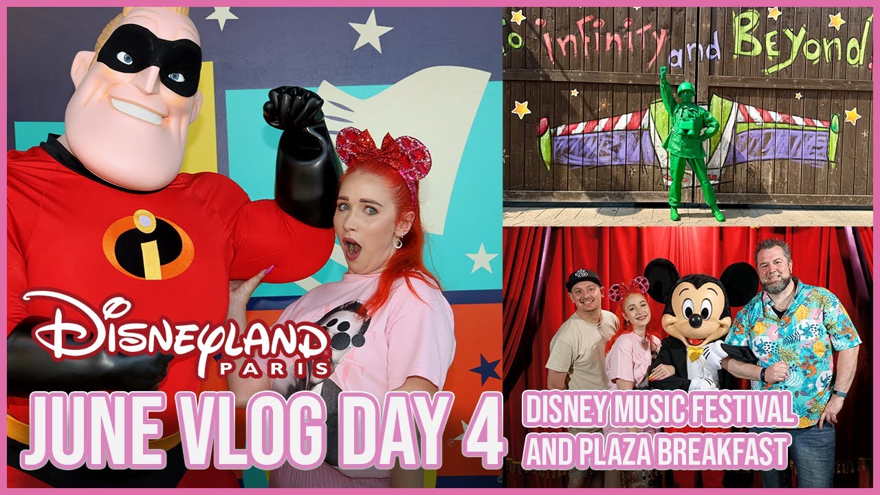 Disneyland Paris Vlog June Day 4   Plaza breakfast Exploring Sleeping Beauty Castle