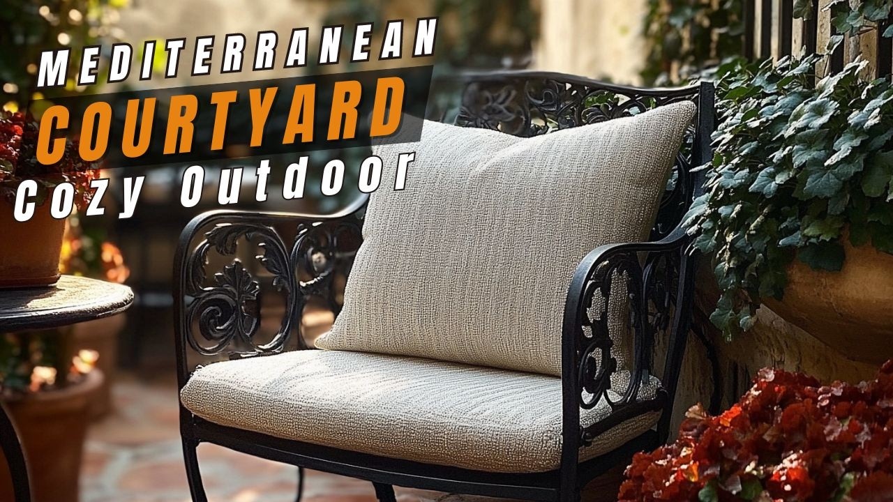 Charming Mediterranean Courtyard Designs for Your Cozy Living