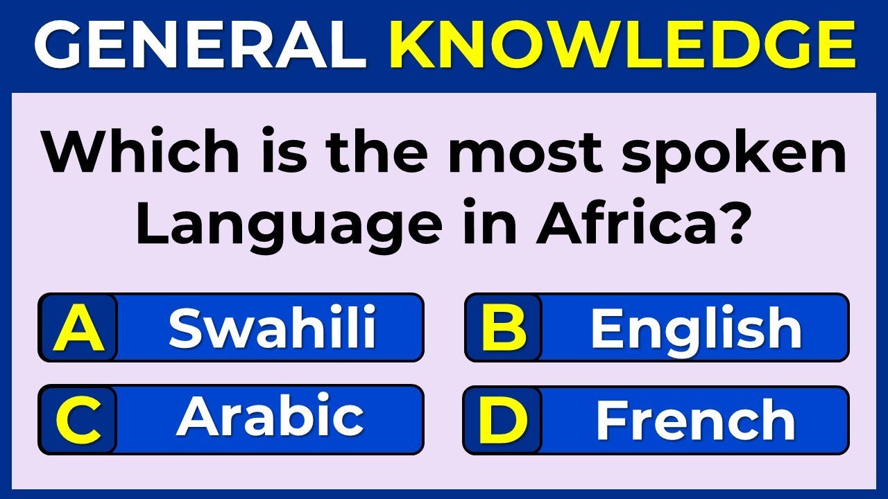 How Good Is Your General Knowledge? Only A Genius Can Score 100% #GK