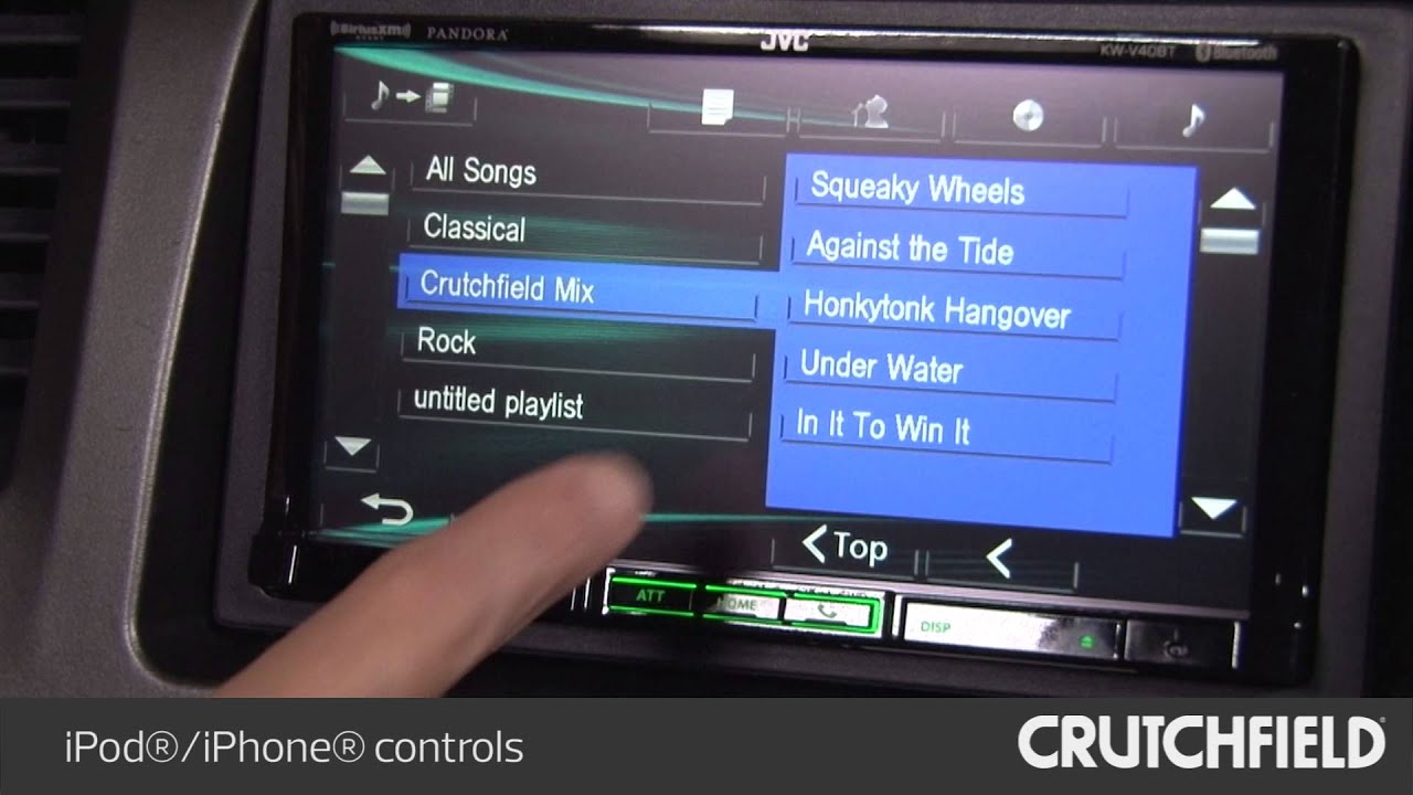 JVC-KW-V40BT Display and Controls Demo | Crutchfield Video