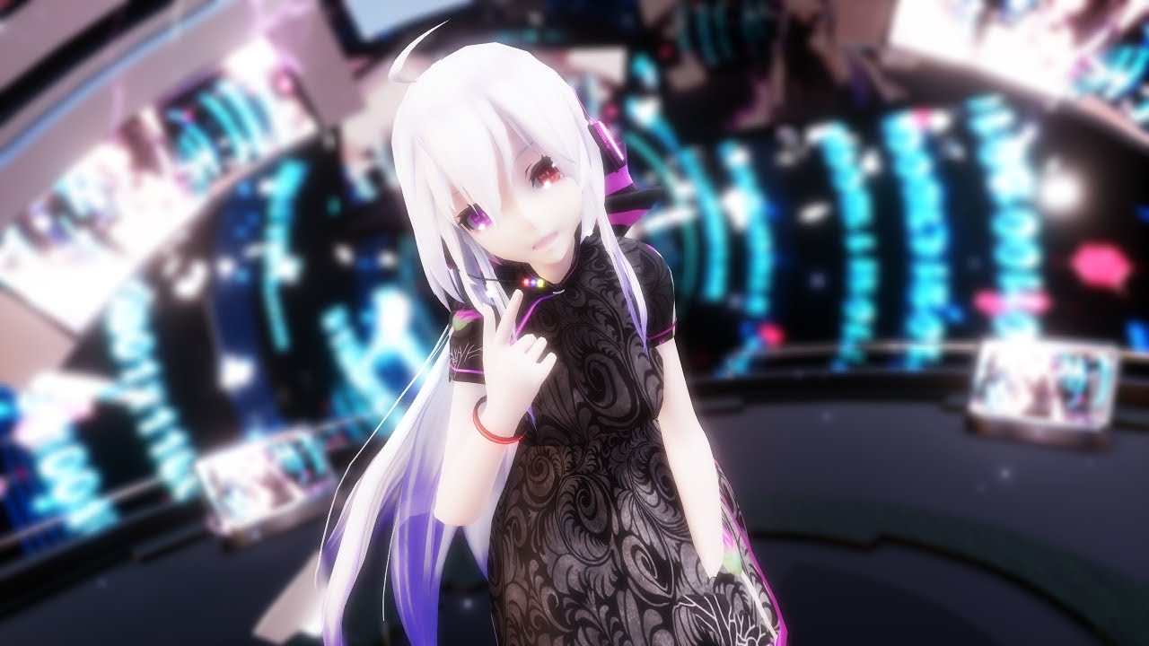 【TDA・MMD】『ELECT』【1440p-60fps or WQHD】Tda Haku China Dress