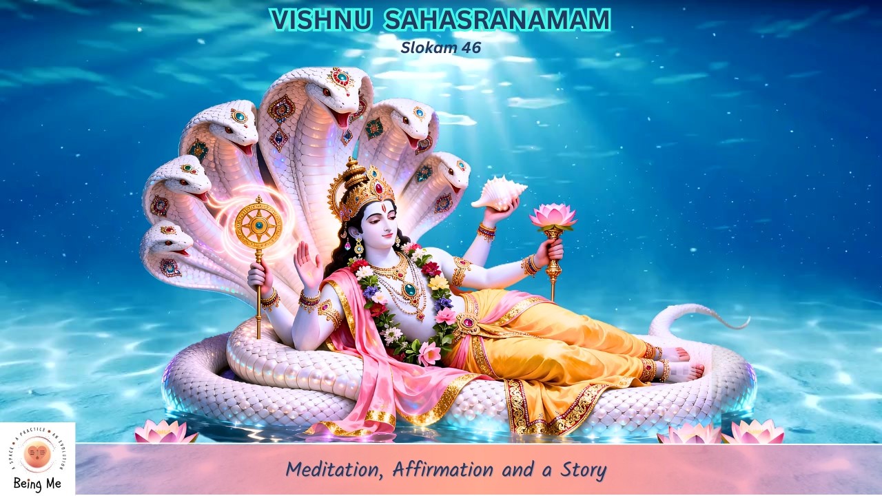 Vishnu Sahasranamam Slokam 46 - Musical Meditation on Names, Affirmation and Story with Abhinaya