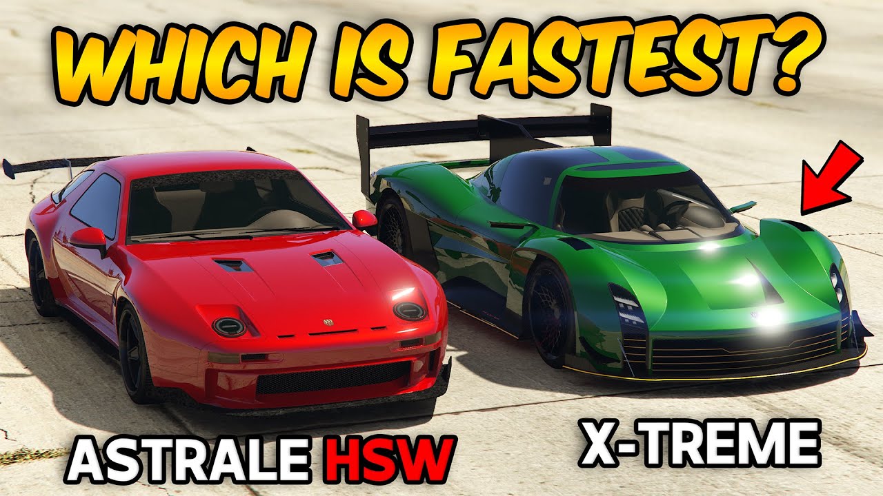GTA 5 ONLINE - ASTRALE VS X-TREME (WHICH IS FASTEST?)