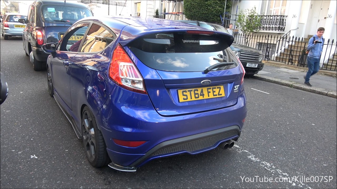 LOUD Ford Fiesta ST revs & sound 1080p
