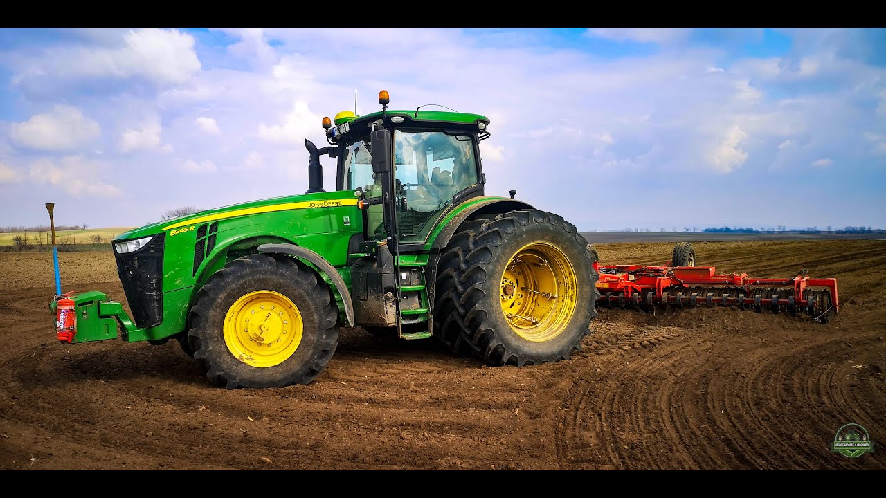 Simítózás - JohnDeere 8245R & He-Va Tip-Roller 730