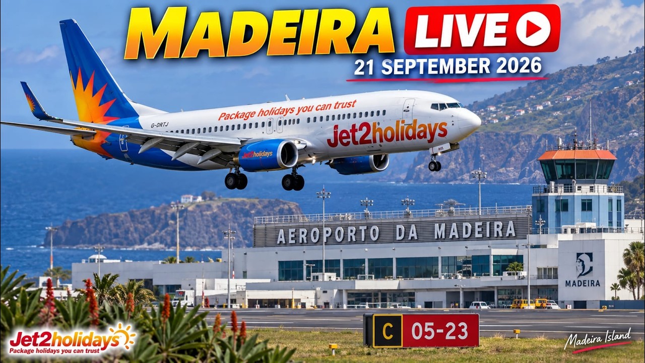 MADEIRA AIRPORT LIVE SHOW ACTION  / LPMA