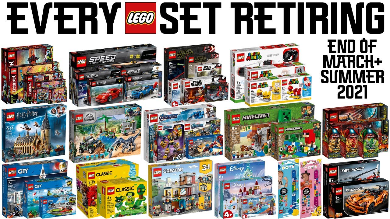 Every LEGO Set Retiring In March & Summer 2021!