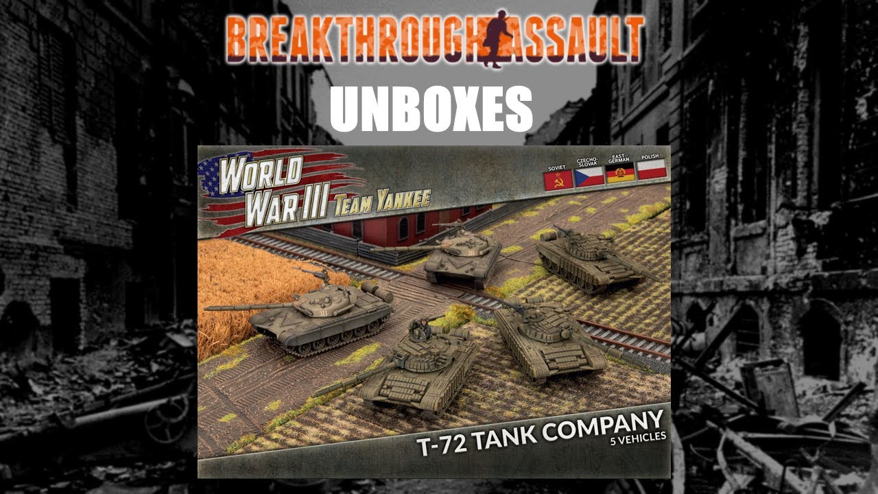 Battlefront WWIII:Team Yankee T-72B Unboxing