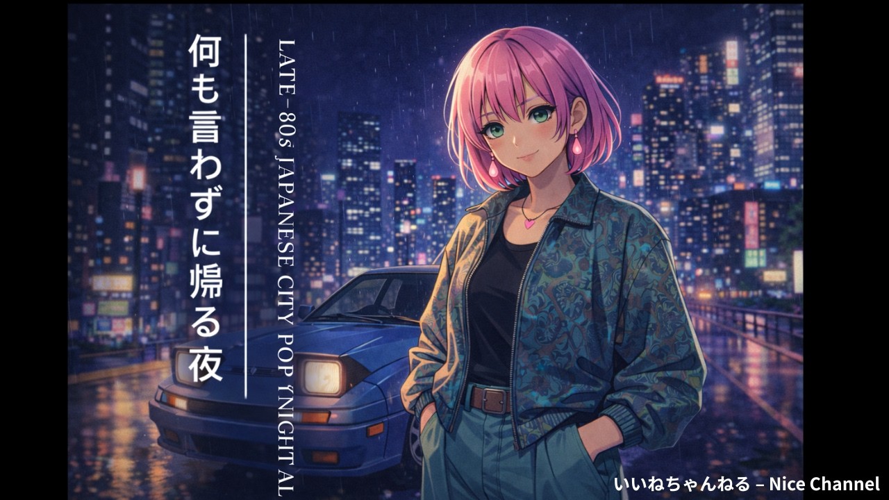 何も言わずに帰る夜｜夜に置き忘れた言葉たち  Late-80s Japanese City Pop / Night Album