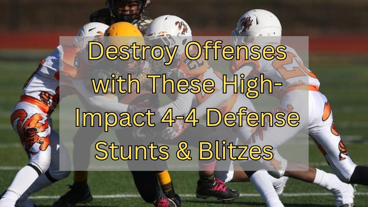 Destroy Offenses with These High-Impact 4-4 Defense Stunts & Blitzes
