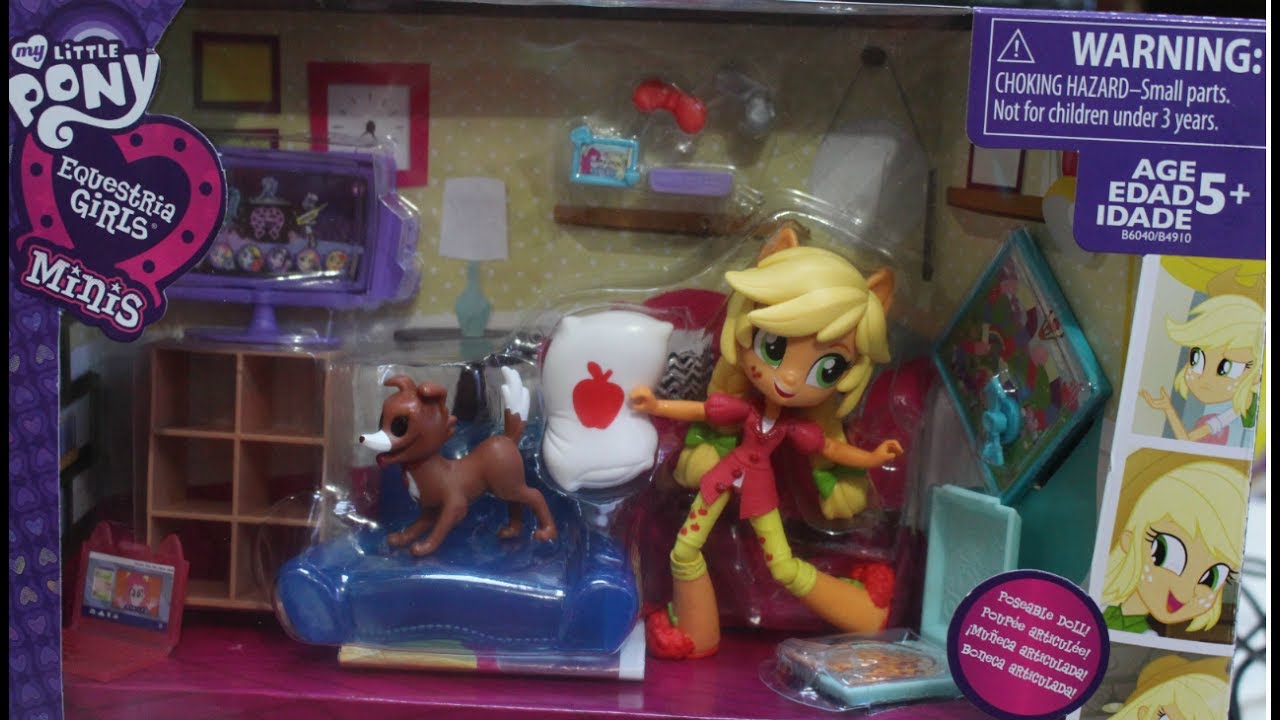 Juegos para pijamada pony de Applejack My Little Pony Equestria Girls Minis