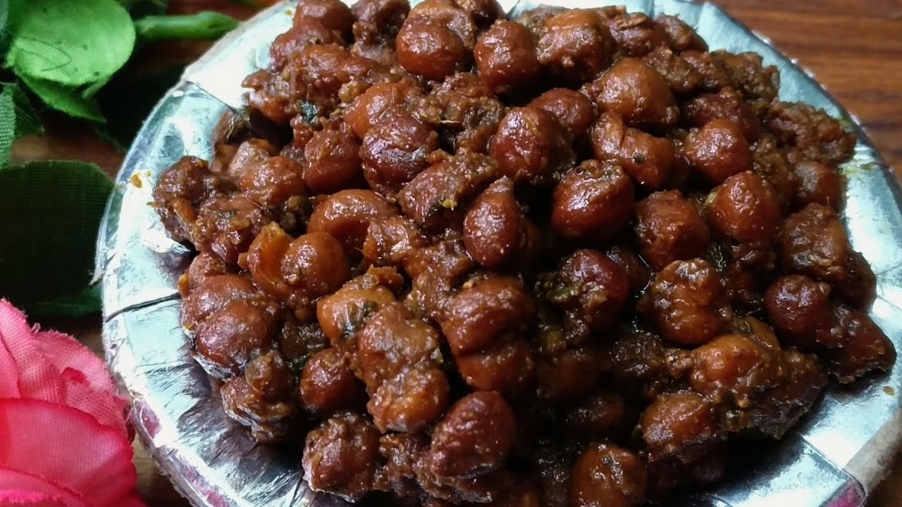 चटपटे मसालेदार स्वादिष्ट soft  सूखे काले चने, Chana recipe, Mata ke bhog ke liye