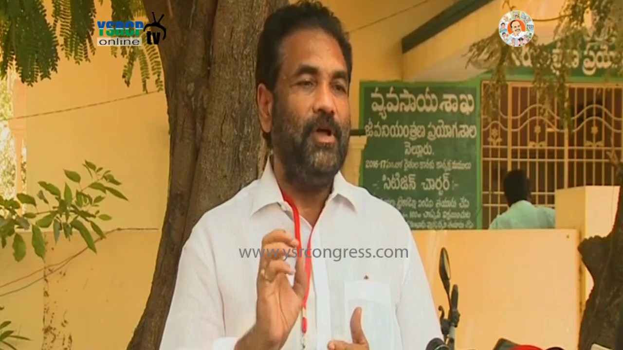 Nellore : YSRCP MLA Kotamreddy Sridhar Reddy Speaks in MLC Election Poling - 17th Mar 17