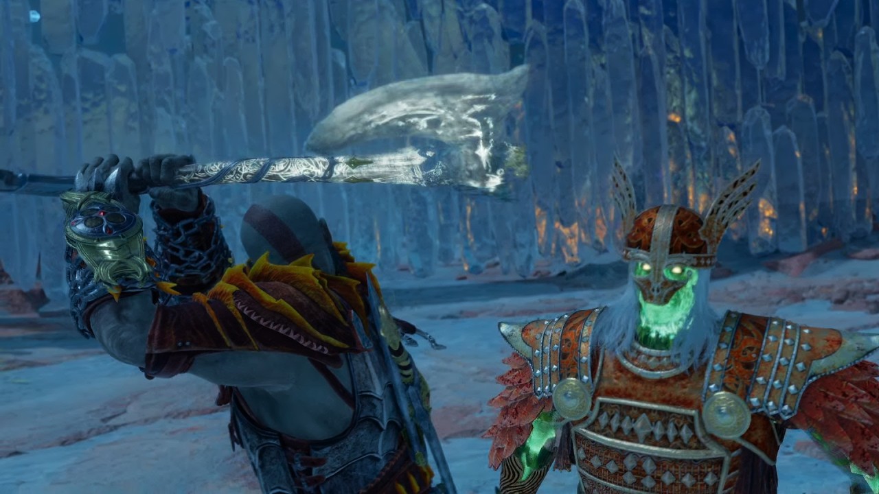 God of War - Ragnarök : Berserkers Svipdagr the Cold and the Sisters of Illska Boss Fight (PS5)