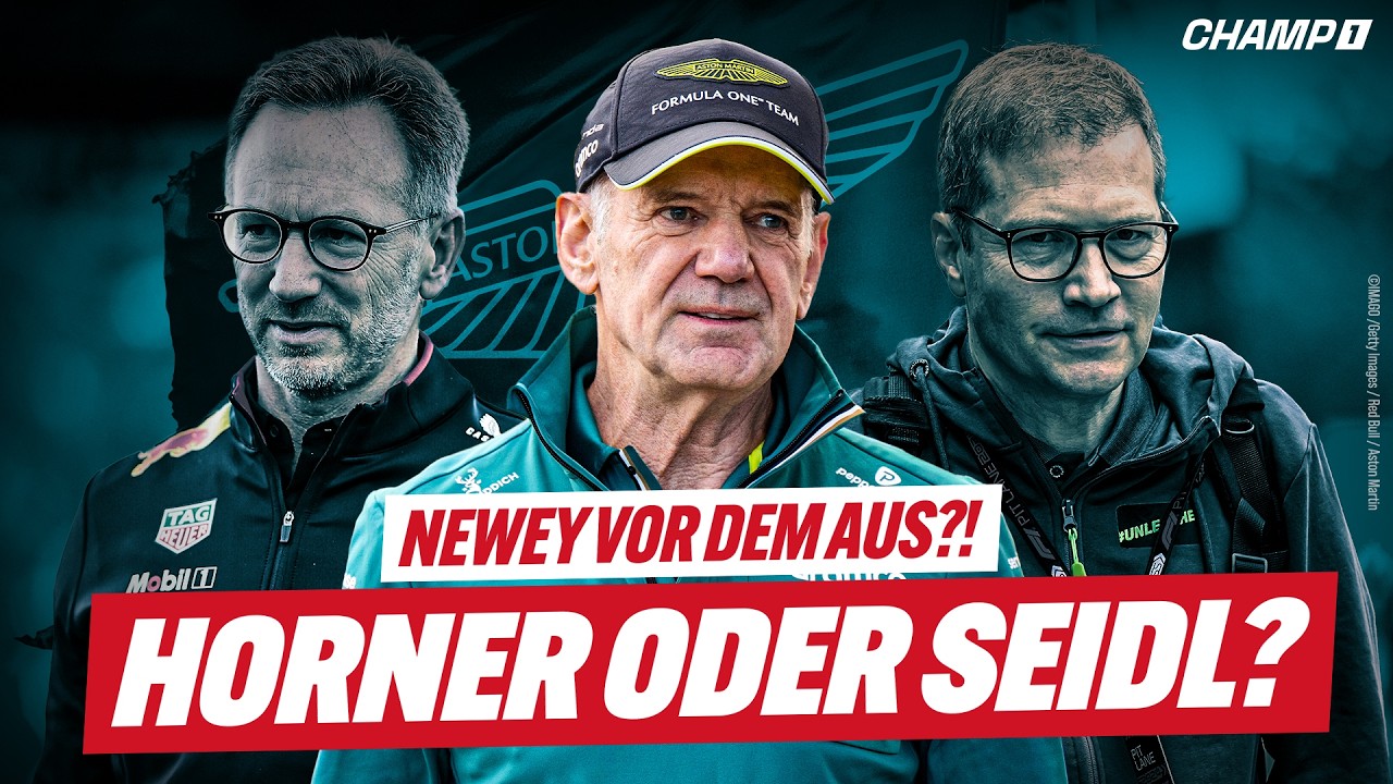 Newey vor dem Aus? Aston-Martin-Beben – Horner oder Seidl als Nachfolger gehandelt | CLIP