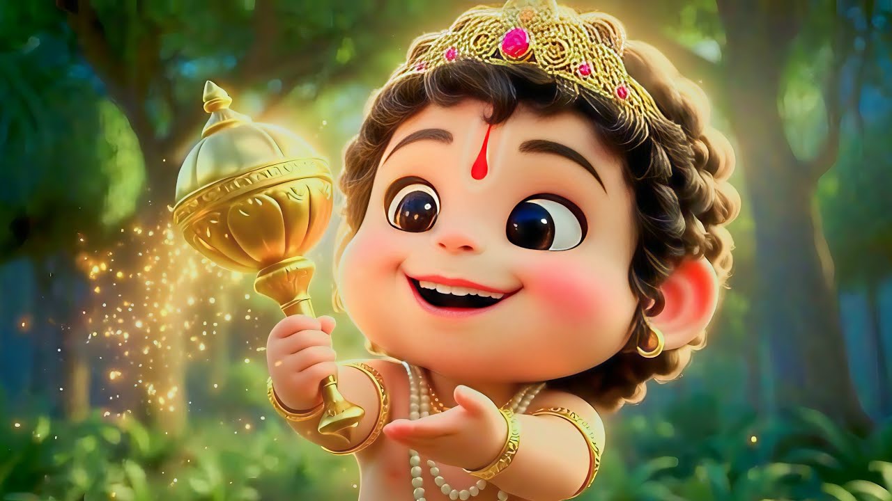 Most Cute Hanuman Rhyme 🥰 | Hindi Kids Song | Lal Lal Hanuman | Fun Kids Video
