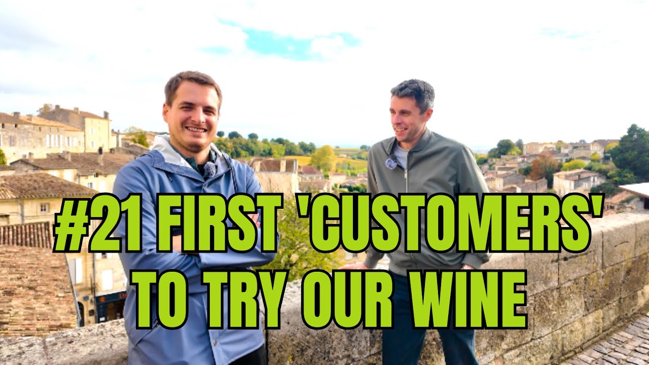 FIRST ‘CUSTOMERS’ visit the vineyard