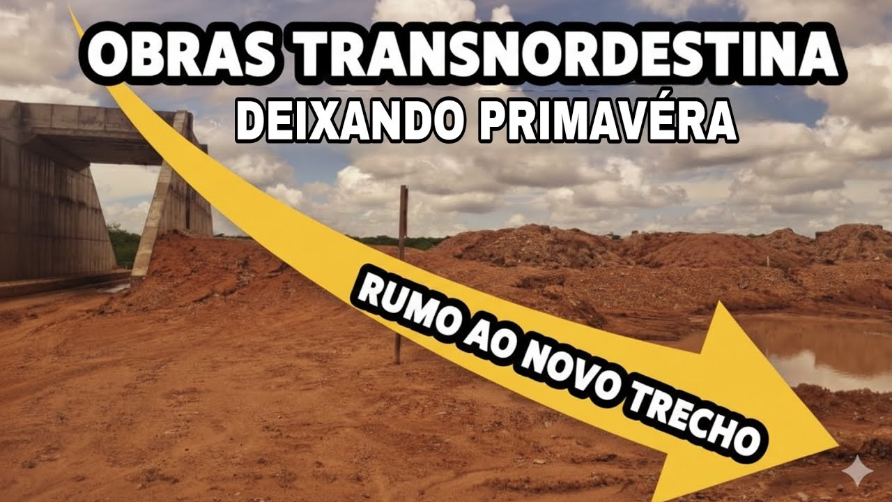 MUDANÇA TOTAL: As máquinas deixaram Primavera rumo ao novo trecho!