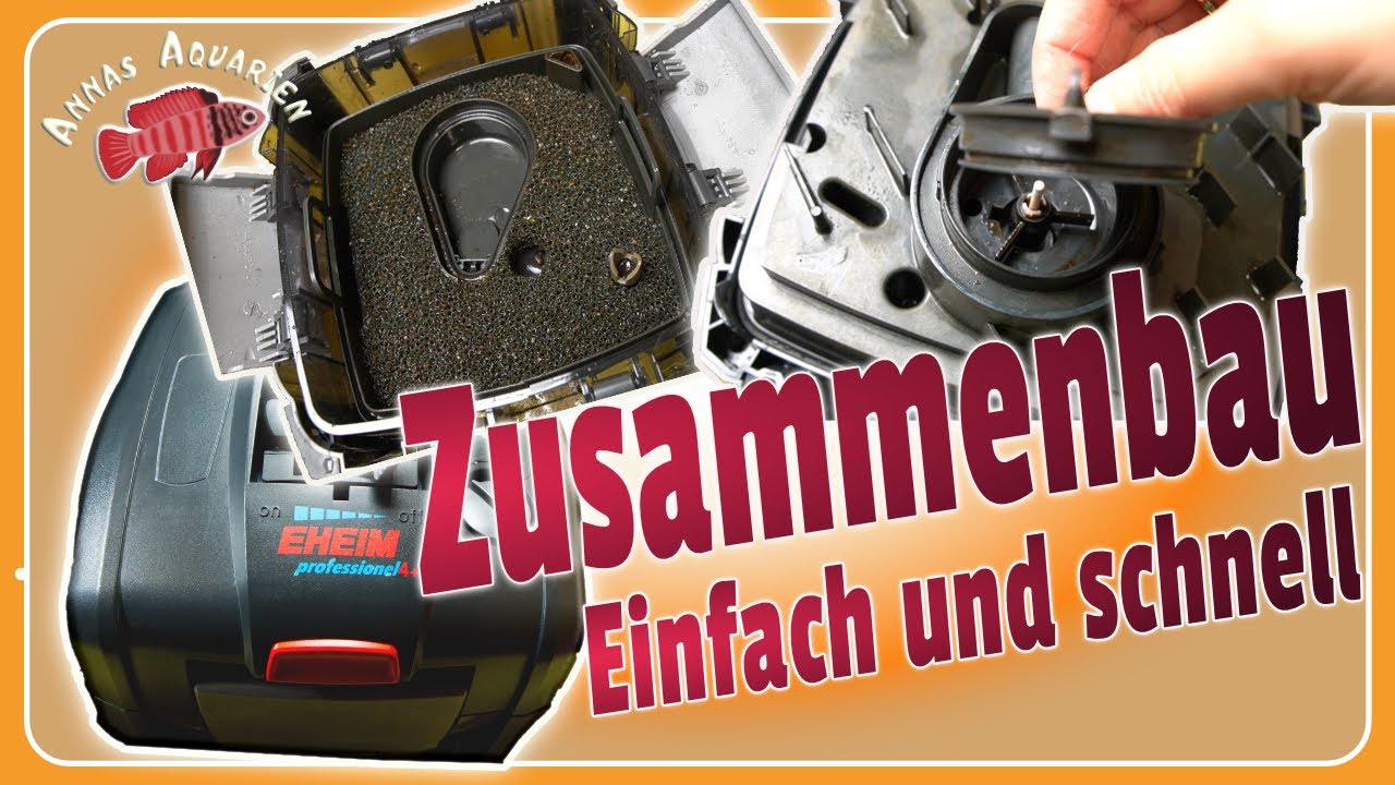 Eheim professionel 4+ Filter - Einfaches Zusammenbauen nach Reinigung