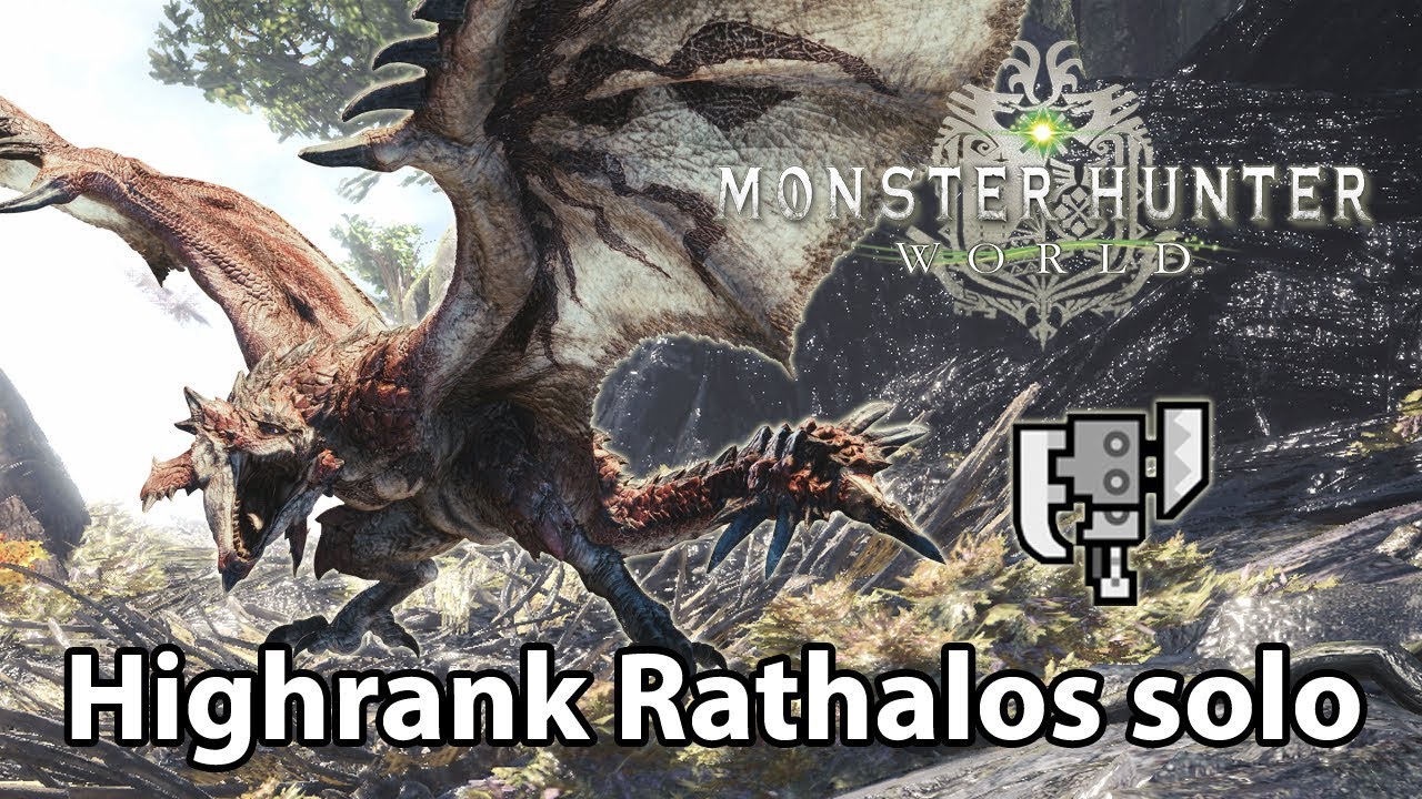 MHWorld | Highrank Rathalos solo (Switch Axe) - 2'01