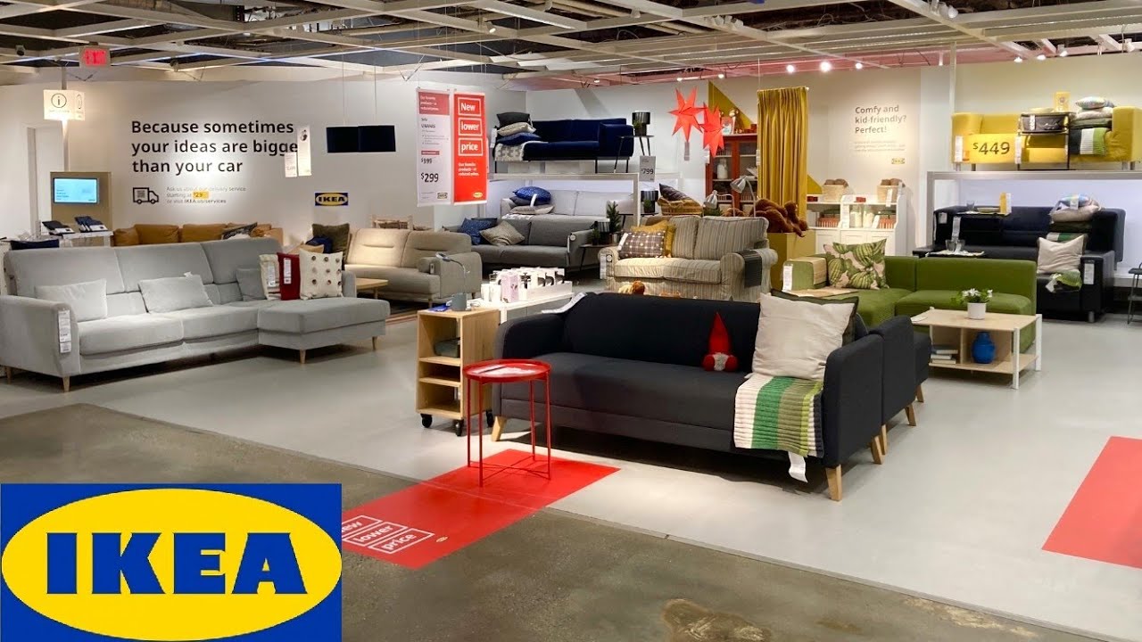 IKEA SOFAS COUCHES ARMCHAIRS COFFEE TABLES FURNITURE DECOR SHOP WITH ME SHOPPING STORE WALK THROUGH
