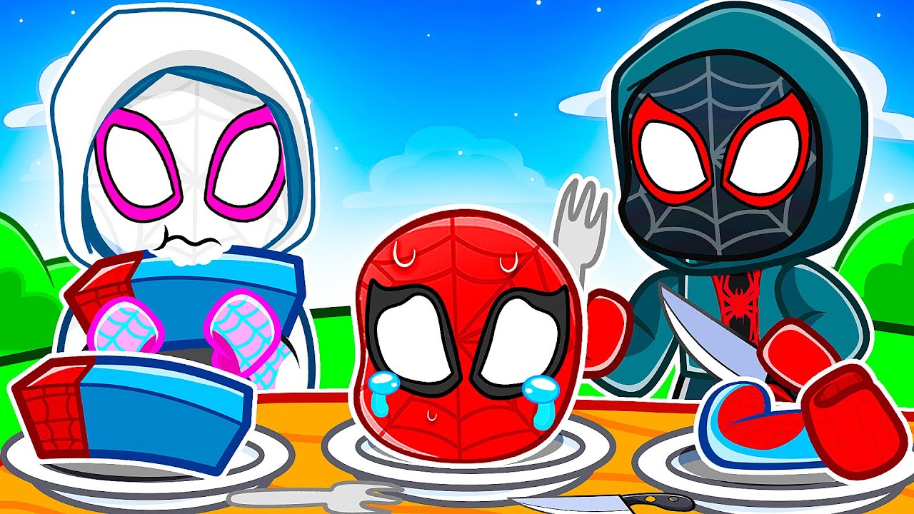 ROBLOX EAT ME with The SPIDEY FRIENDS!