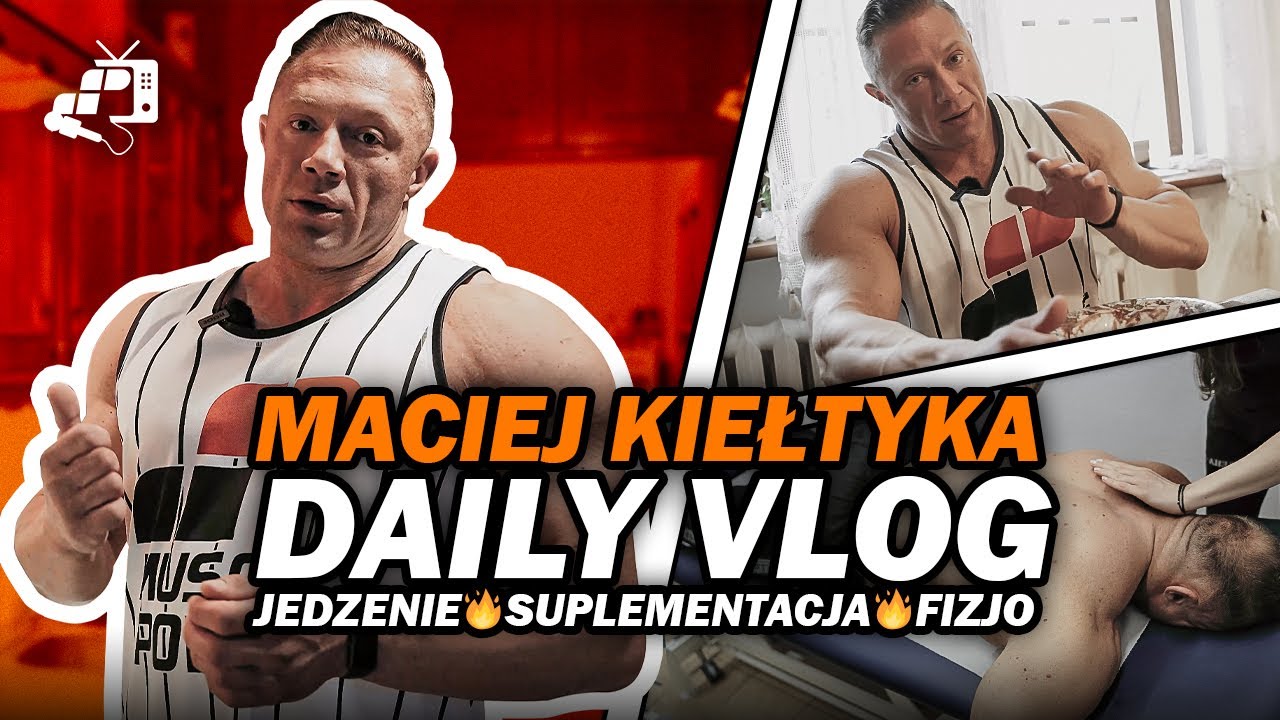 POSIŁKI I SUPLEMENTACJA W DNIU NIETRENINGOWYM 🥩 WIZYTA U FIZJO | MACIEJ KIEŁTYKA